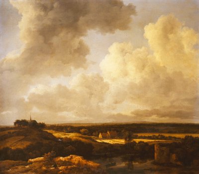 1665-70年の夏の広大な風景 作： Jacob van Ruisdael