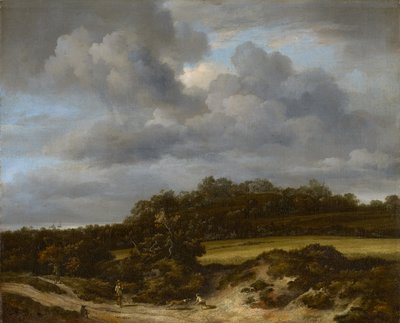 トウモロコシ畑、1660年 作： Jacob van Ruisdael