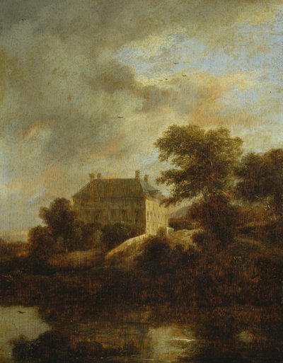 カントリーハウスのある風景 作： Jacob van Ruisdael