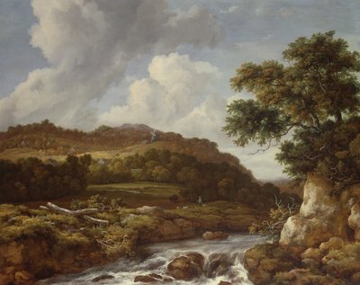 トレントのある山岳風景 作： Jacob van Ruisdael
