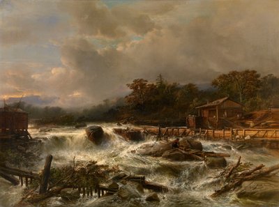 オランダ語：ノルウェーの滝 ノルウェーの滝 作： Jacob Jacobs