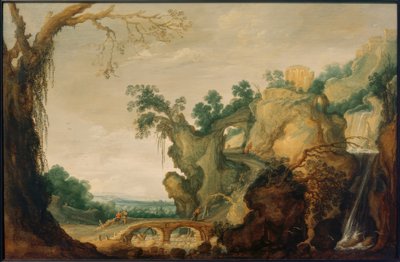 チボリ神殿のある風景 作： Jacob Jacobsz. van Geel