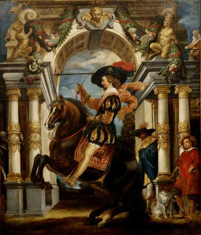 レヴァードを行う騎兵 作： Jacob Jordaens