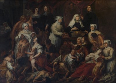 アントワープ病院修道女（油彩） 作： Jacob Jordaens