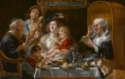 老いも若きも歌い継ぐ 作： Jacob Jordaens