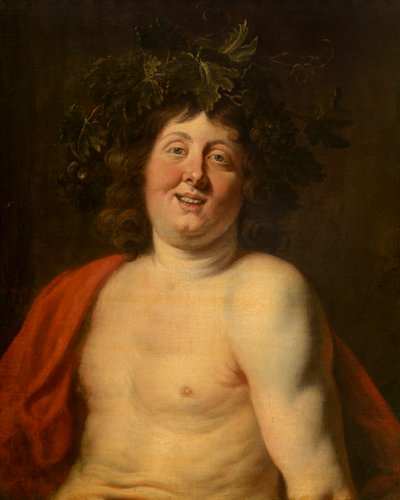 バッカス（キャンバスに油彩） 作： Jacob Jordaens