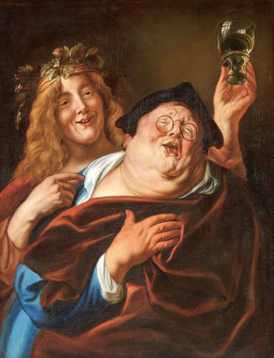 バッカスと追随者、1645年以降。 作： Jacob Jordaens
