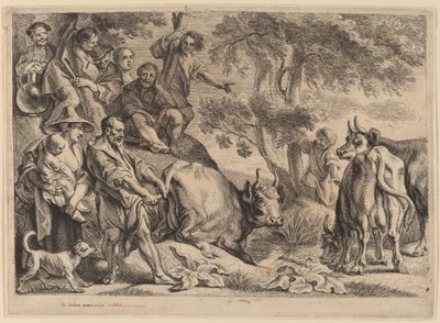 ヘラクレスの牛を奪うカクス 作： Jacob Jordaens