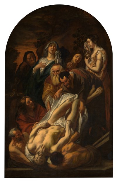 キリストの埋葬 作： Jacob Jordaens