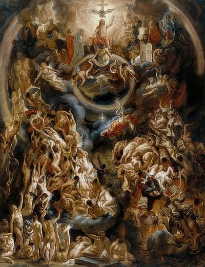 最後の審判。 1653年 作： Jacob Jordaens