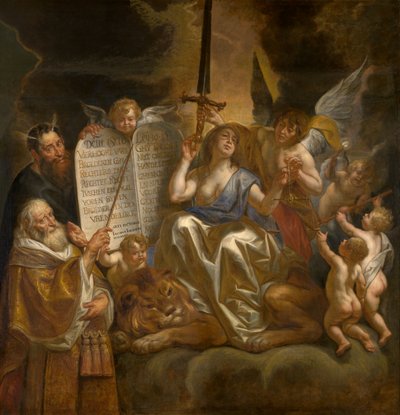 神の正義に基づく人間法 作： Jacob Jordaens