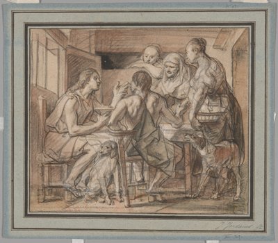 ヤコブとエサウ 作： Jacob Jordaens