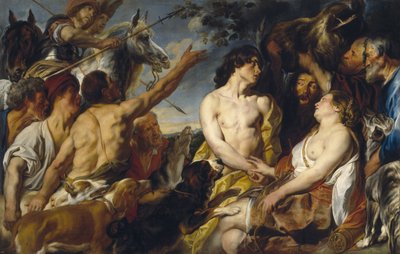MeleagerとAtalanta 作： Jacob Jordaens