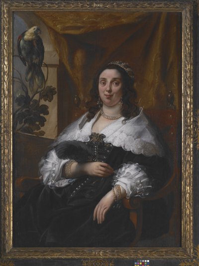 レディの肖像（キャンバスに油彩） 作： Jacob Jordaens