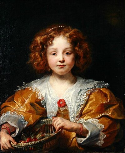 アンナ・カタリーナの肖像」（油彩・パネル） 作： Jacob Jordaens