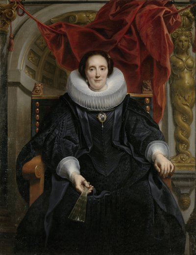 Catharina Behaghelの肖像、1635年 作： Jacob Jordaens