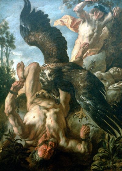 プロメテウスバウンド、c1640 作： Jacob Jordaens