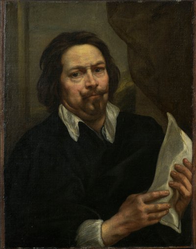 自画像、c。 1650年。 作： Jacob Jordaens