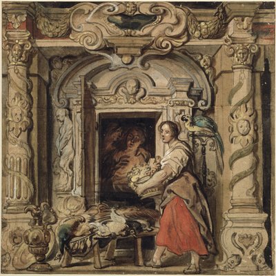 田舎の生活の一コマ 作： Jacob Jordaens