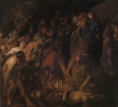 キリストの裏切り、1650年代後半。 作： Jacob Jordaens