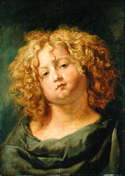 カーリーヘアードガール 作： Jacob Jordaens