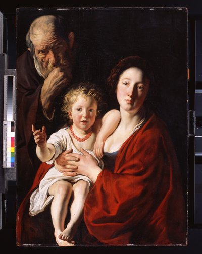 聖家族 作： Jacob Jordaens