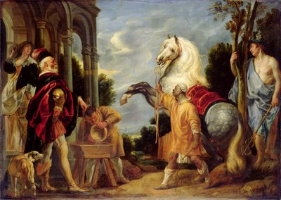 マスターズアイは馬を太らせます 作： Jacob Jordaens