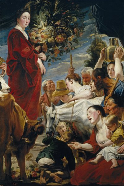 セレスへの捧げ物 作： Jacob Jordaens