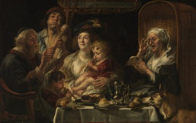 Os velhos cantam, os jovens cantam 作： Jacob Jordaens