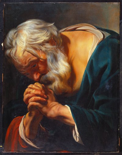 悔い改めた聖ペテロ 作： Jacob Jordaens