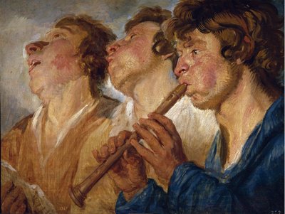 3人の大道芸人 作： Jacob Jordaens