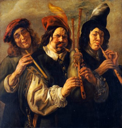 3人のミュージシャン 作： Jacob Jordaens