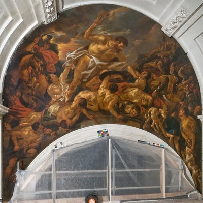 サムソンがペリシテ人を破る 作： Jacob Jordaens the elder