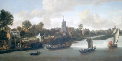 「川からのチズウィック」、c1675。 作： Jacob Knyff