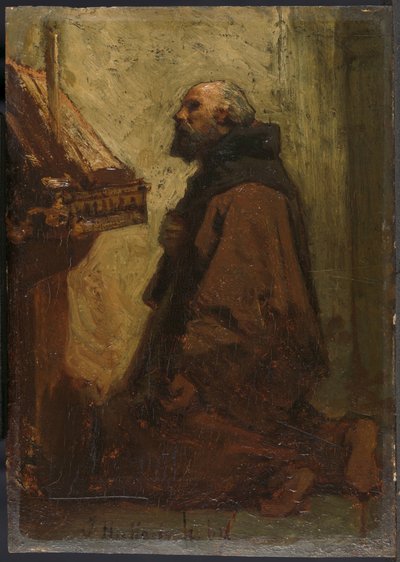 Praying Monk (祈りの僧侶) 作： Jacob Maris