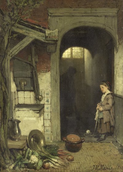 小さな中庭 作： Jacob Maris