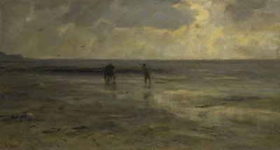 夜のビーチ 作： Jacob Maris