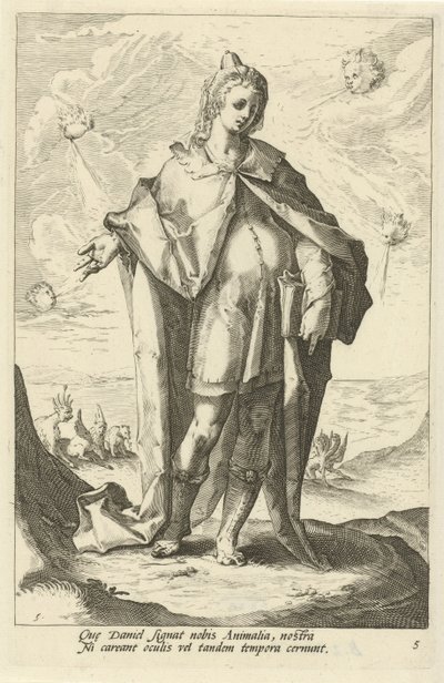 ダニエル 旧約聖書の預言者（シリーズタイトル） 作： Jacob Matham (attributed to)