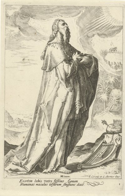 デビッド 旧約聖書の預言者（シリーズタイトル） 作： Jacob Matham (attributed to)