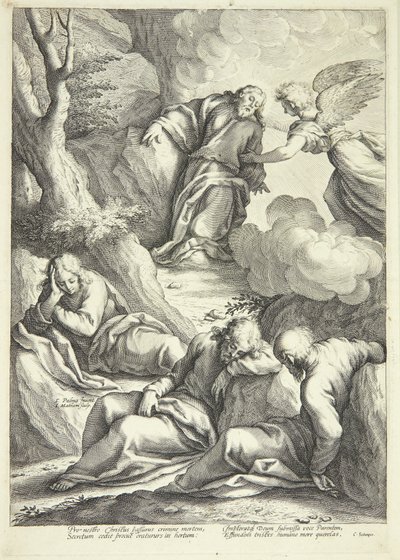 Jesus i Getsemane have 作： Jacob Matham