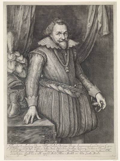 オレンジの王子フィリップ・ウィレムの肖像画 作： Jacob Matham