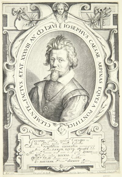 ジュゼッペ・セザーリの肖像 作： Jacob Matham