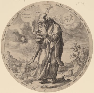 冬 作： Jacob Matham after Hendrik Goltzius