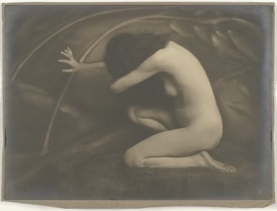 ひざまずく女性ヌード 作： Jacob Merkelbach (attributed to)
