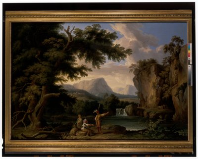 一組の風景 作： Jacob Philippe Hackert