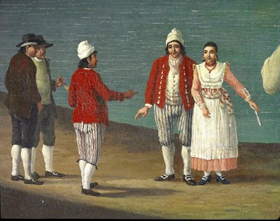 イタリア・アプリア州ガリポリの人々（People from Gallipoli）Jacob Philipp Hackert dit Hackert d