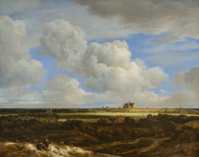 ハーレムの全景 1669年頃 油彩・カンヴァス 作： Jacob Salomonsz. Ruysdael