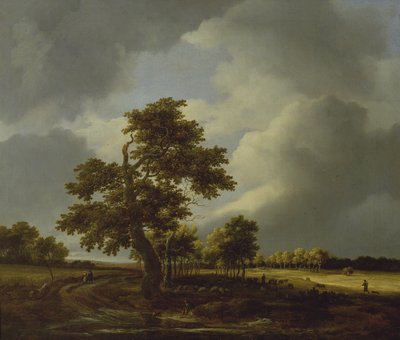 横向き 作： Jacob van Ruisdael