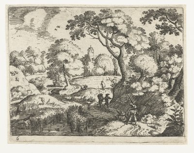 旅行者と兵士のいる風景 旅人のいる六つの風景（連載タイトル） 作： Jacob Savery (I)