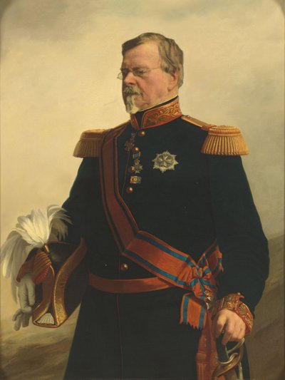 ベルンハルト (1792-1862)、ザクセン ワイマール公。 一般的なオランダ語サービス 作： Jacob Spoel